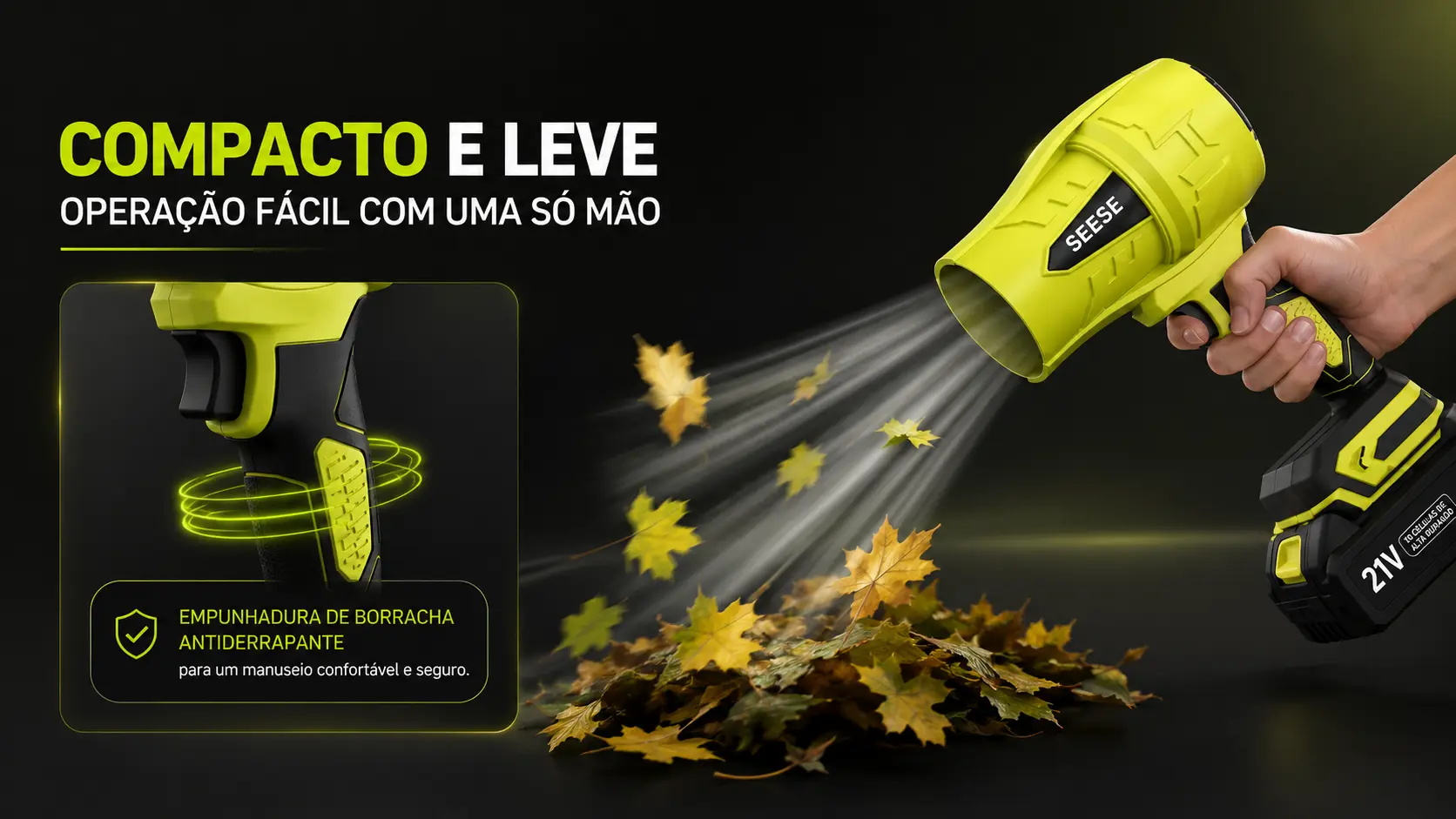 SEESE Pro™ Soprador Turbo Compacto - Casa, Carro, Sitio, Chacara, Fazenda e MUITO mais! — imagem 4