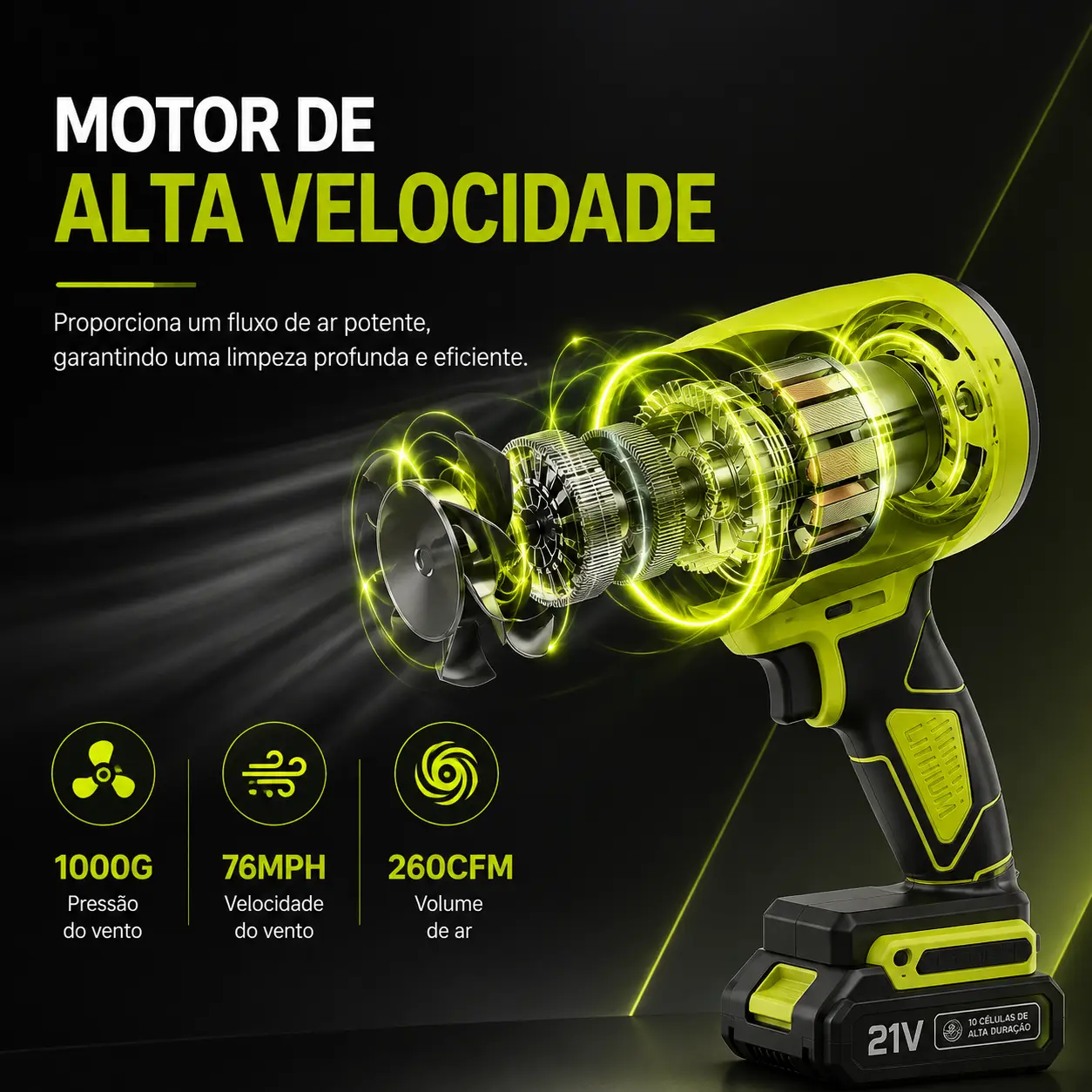 SEESE Pro™ Soprador Turbo Compacto - Casa, Carro, Sitio, Chacara, Fazenda e MUITO mais! — imagem 5