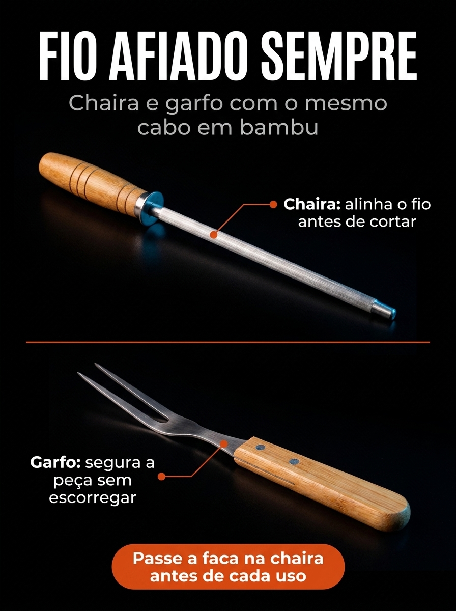 Kit Churrasco Personalizado 8 Peças — imagem 4