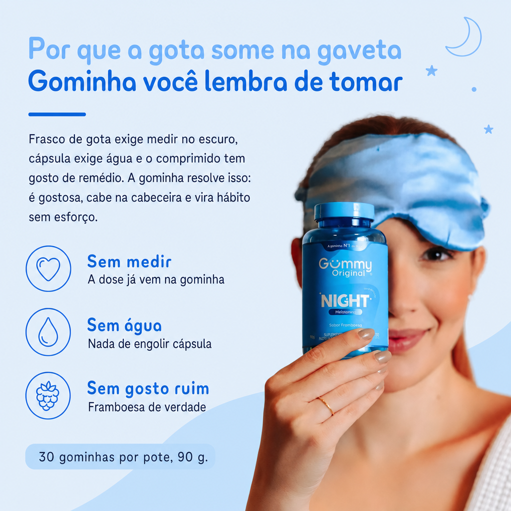 Por que a gota some na gaveta