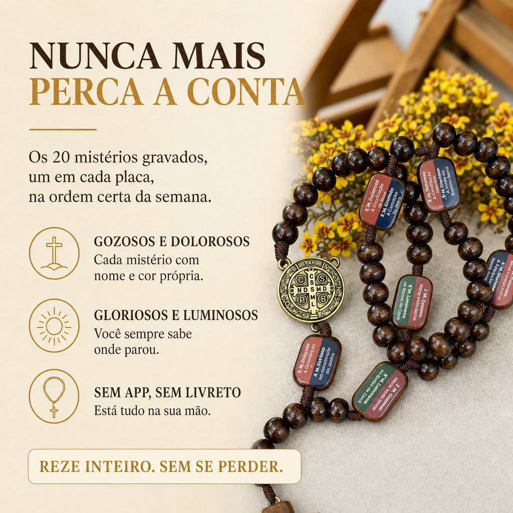 Os 20 mistérios gravados