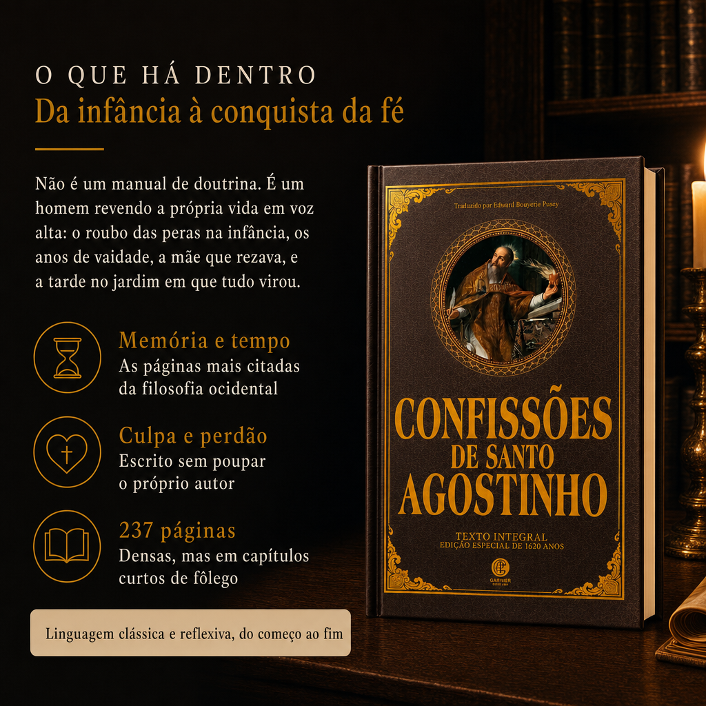 O que há dentro: da infância à conquista da fé, em 237 páginas