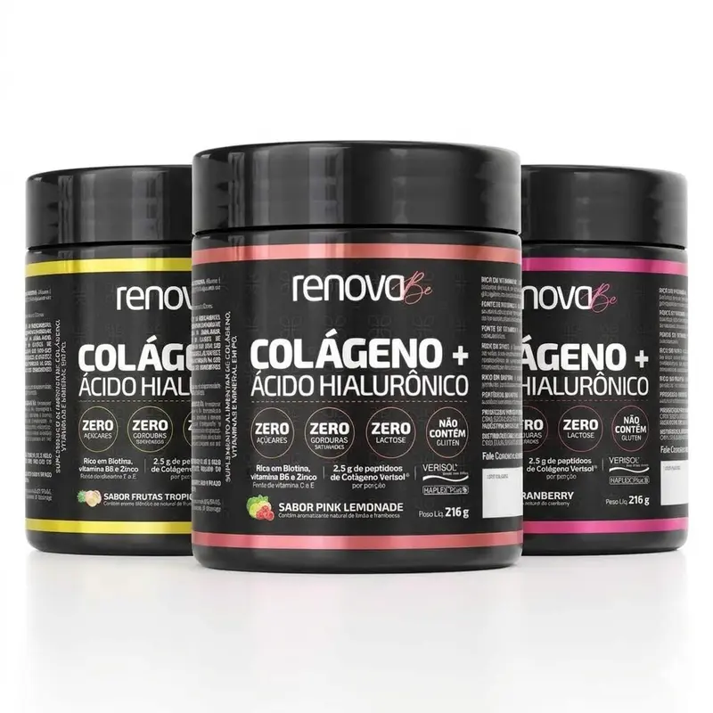3 Colágenos Renova Be Verisol com Ácido Hialurônico Sortidos 2